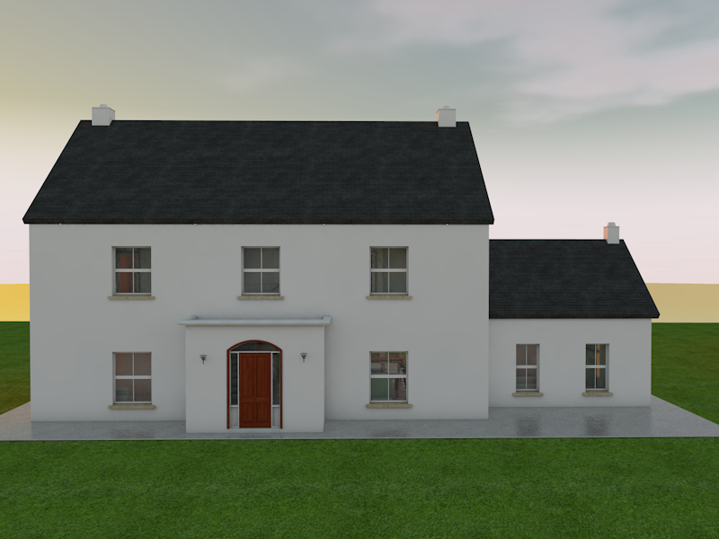 Traditional style with modern finishes